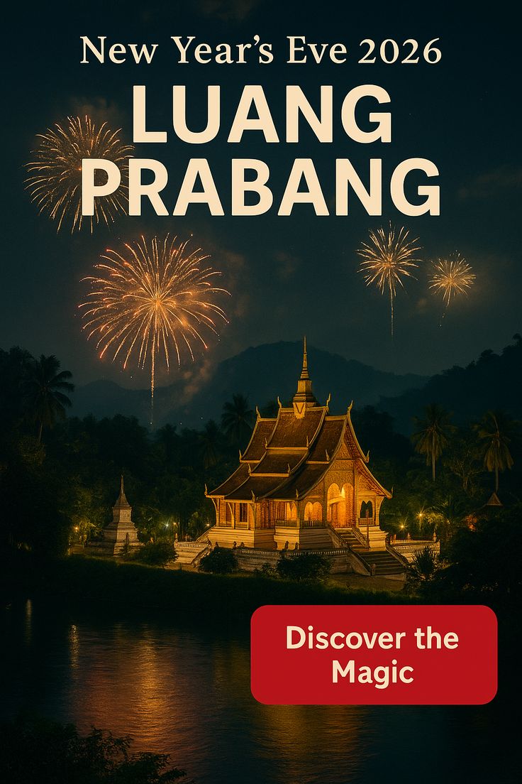 New Year's Eve 2026 in Luang Prabang, Laos