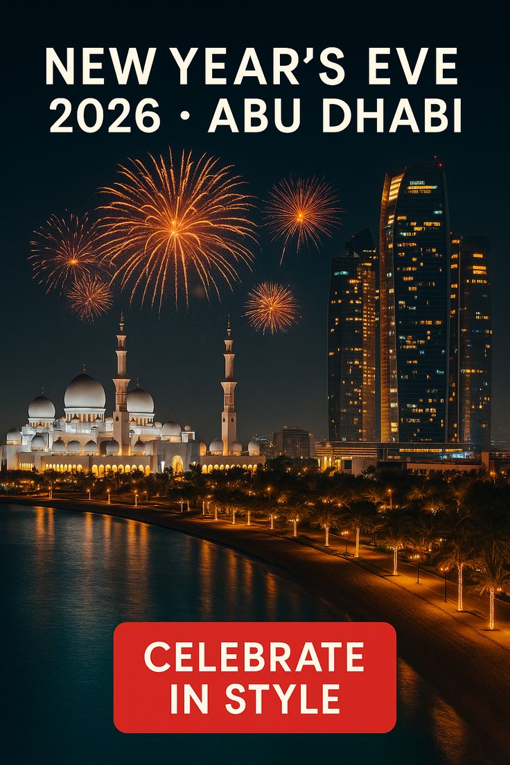 New Year's Eve 2026 in Abu Dhabi, UAE
