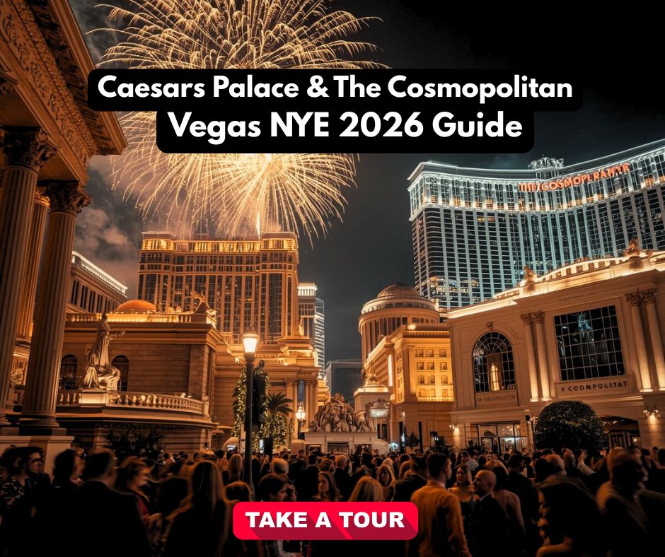 New Year's Eve 2026 in Caesars Palace & The Cosmopolitan, Vegas
