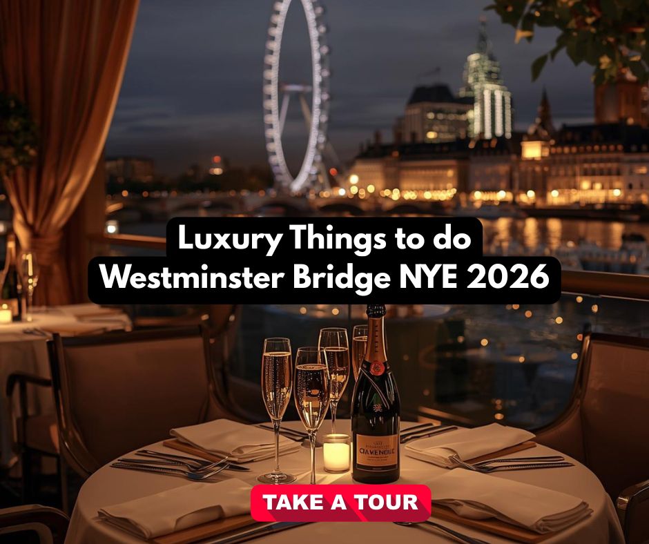 New Year’s Eve 2026 in Westminster Bridge, London: The Grandest Chime of a New Beginning - NYE 2026 Guide Luxury New Year’s Eve 2026 Ideas in London